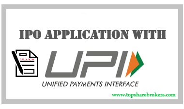 Applying in online IPOs using UPI