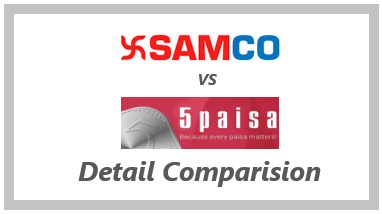 SAMCO vs 5paisa Share Broker Comparison